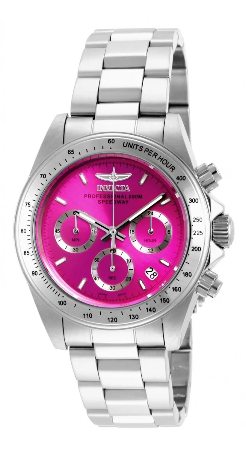 Invicta 16654 16654 Watch - Pink Dial Stainless Steel Band