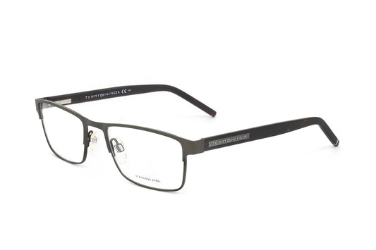 Tommy Hilfiger TH-1944-SVK-53 eyeglasses in gray frame with clear lenses