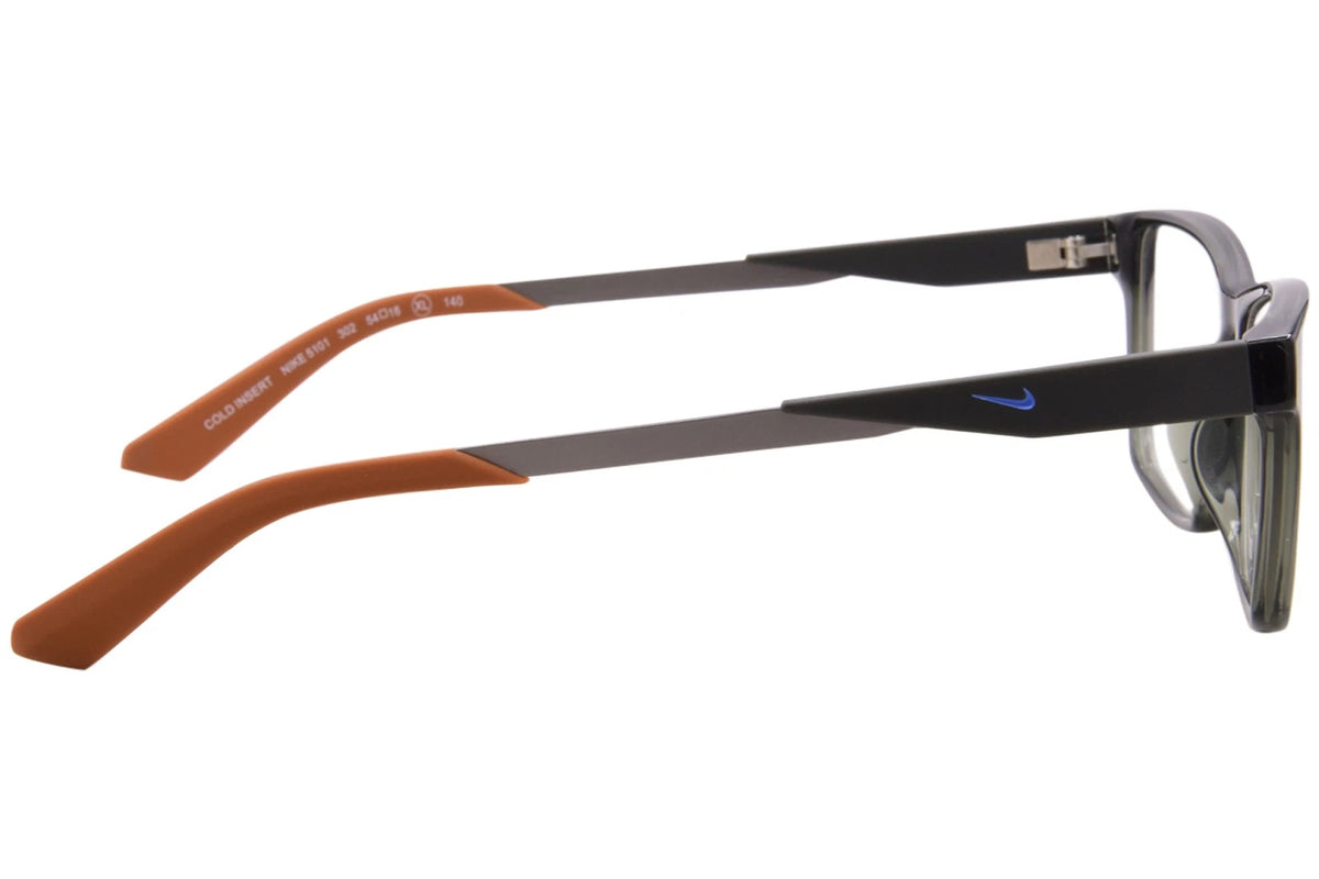 Nike NK5101 302 Black Rectangle Eyeglasses 54mm Eyeglasses