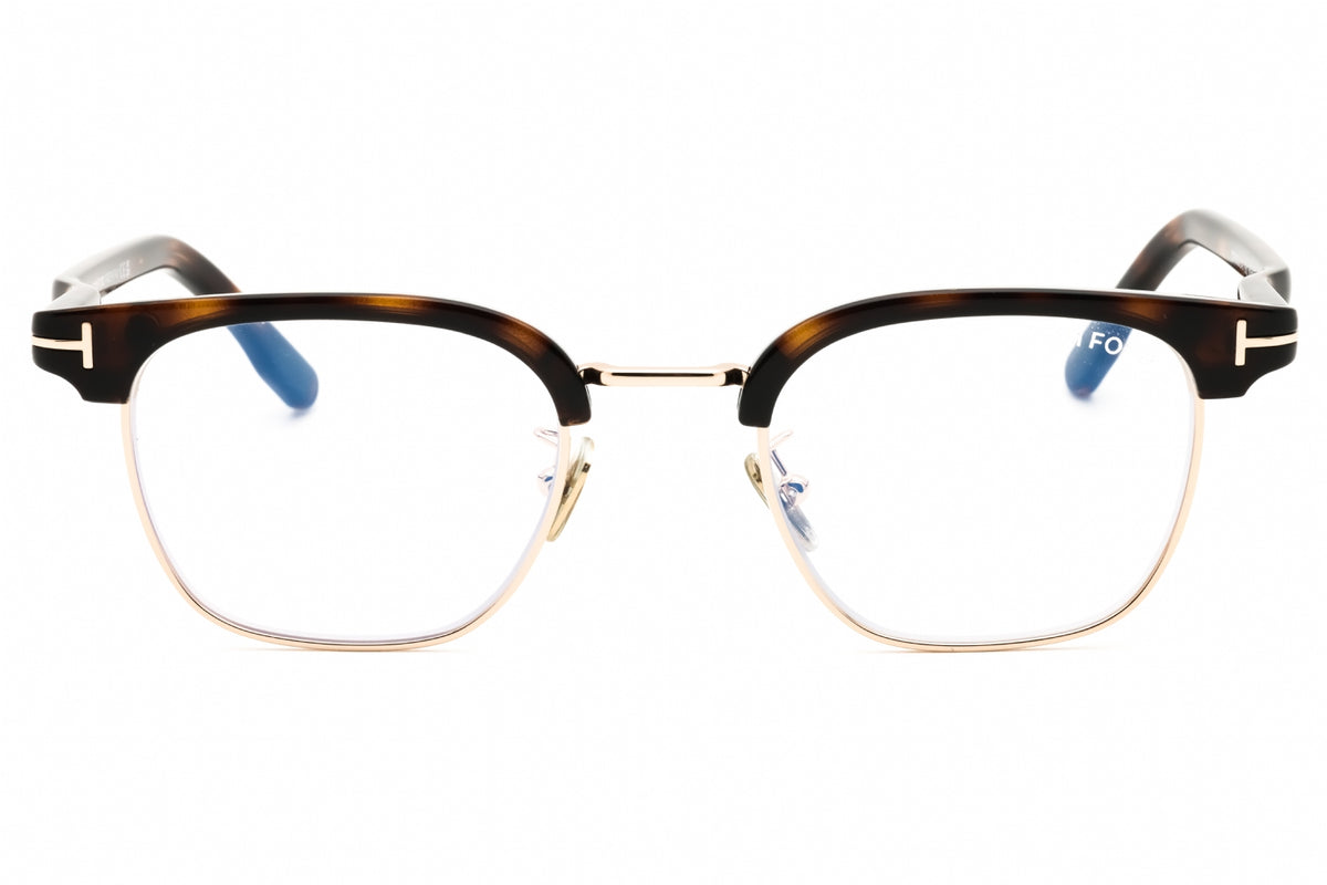 Tom Ford FT5932-D-B-052 dark havana Rectangular Eyeglasses 47mm Eyeglasses