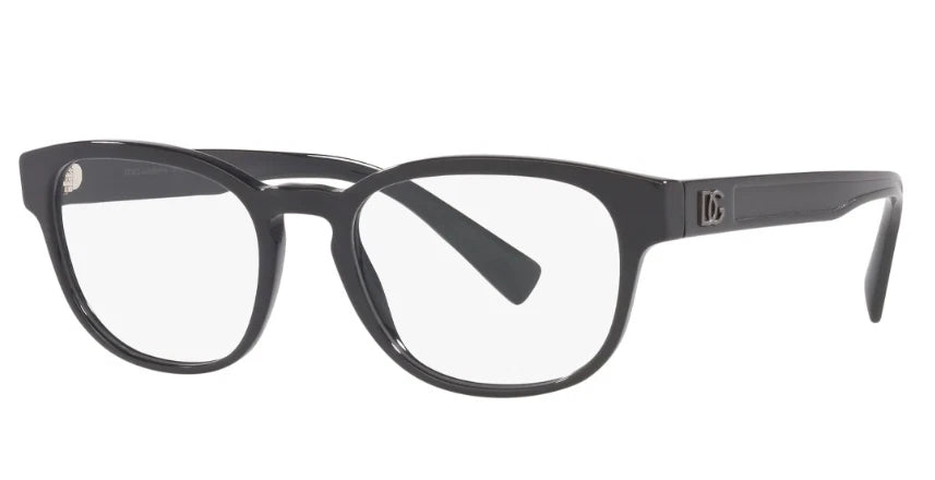 Dolce Gabbana 0DG3340-3090-51 Black Rectangle Eyeglasses 51mm