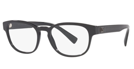 Dolce Gabbana 0DG3340-3090-51 Black Rectangle EYEGLASSES 51mm Eyeglasses