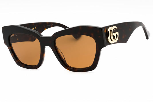 Gucci GG1422S-003 Havana Cat eye Sunglasses 55mm Sunglasses