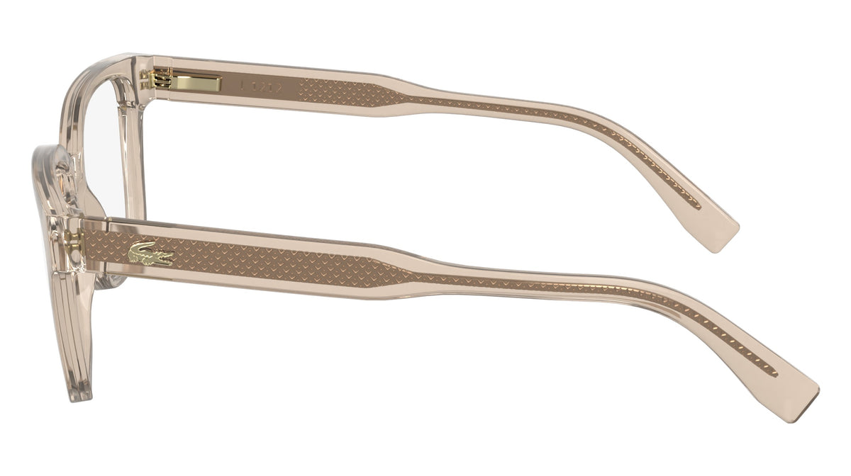 Lacoste L2962 662 Brown Rectangle Eyeglasses 54mm Eyeglasses