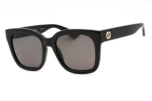 Gucci GG1338S-001 Black Rectangular Sunglasses 54mm
