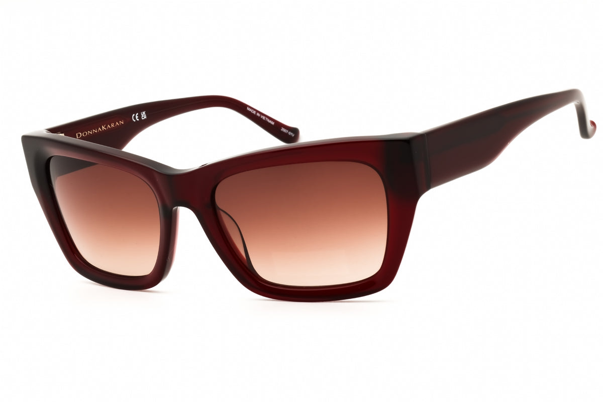 DKNY DO519S-605 CRYSTAL BORDEAUX Cat eye Sunglasses 55mm Sunglasses