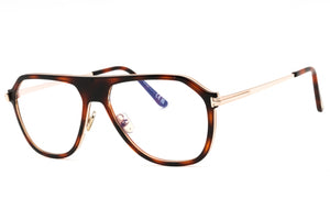 Tom Ford FT5943-B-056 havana Oval Eyeglasses 56mm Eyeglasses