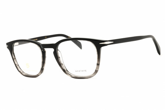David Beckham DB 1050-0XOW 00 Black Round Eyeglasses 49mm