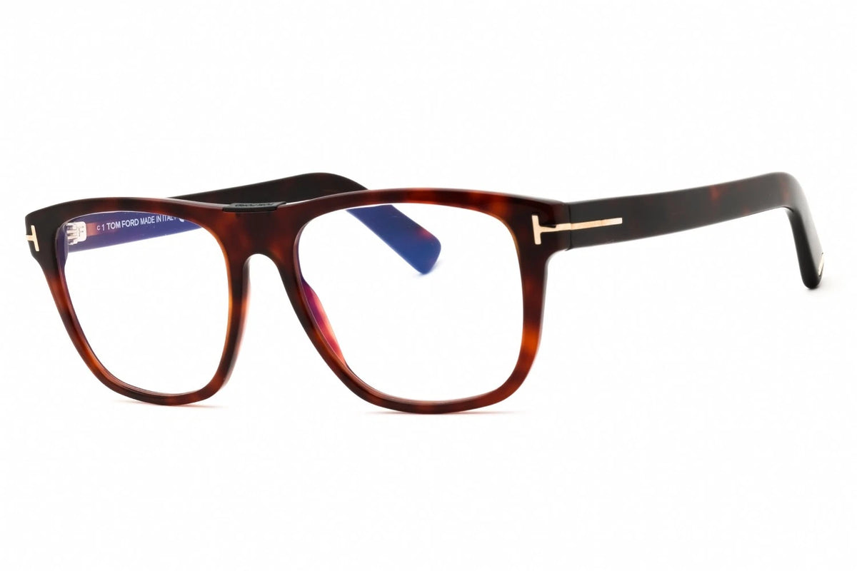Tom Ford FT5902-B 054 Brown Rectangle Eyeglasses 54mm Eyeglasses