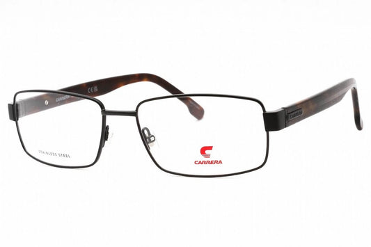 Carrera 8887-807 eyeglasses in black frame with clear lenses