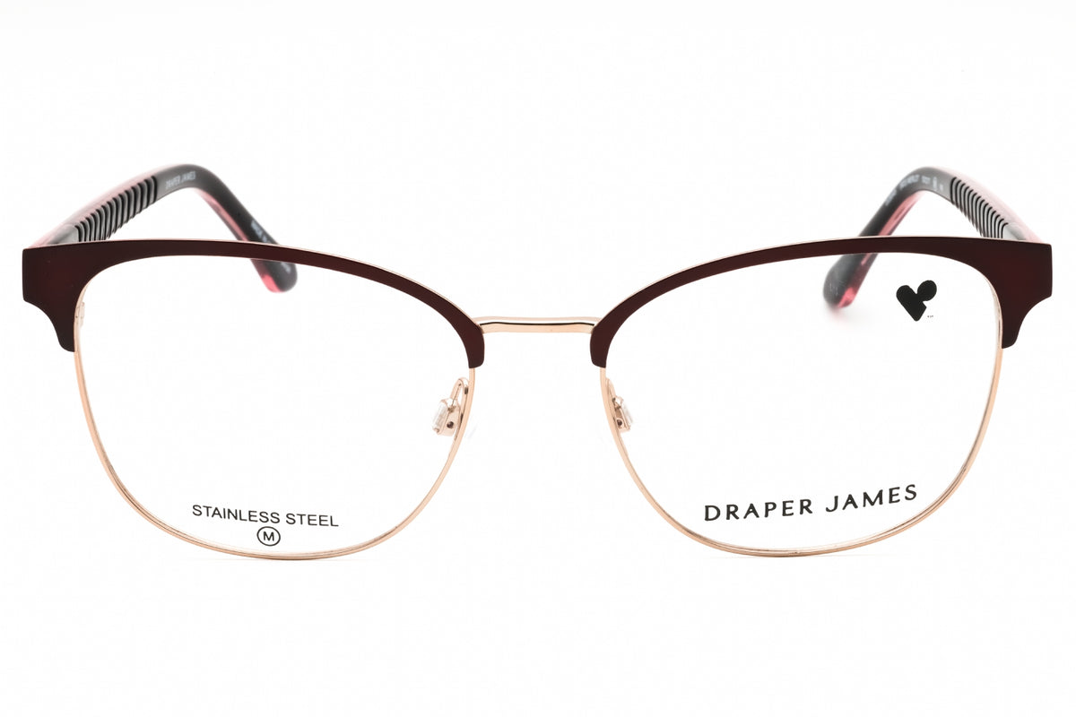 Draper James DJ5045-603 MERLOT Rectangular Eyeglasses 53mm Eyeglasses