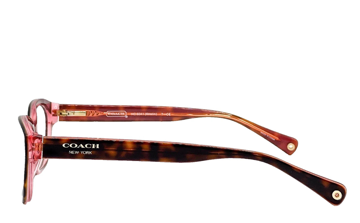 Coach 0HC6041-5115-51 Tortoise Pink Aviator EYEGLASSES 51mm Eyeglasses