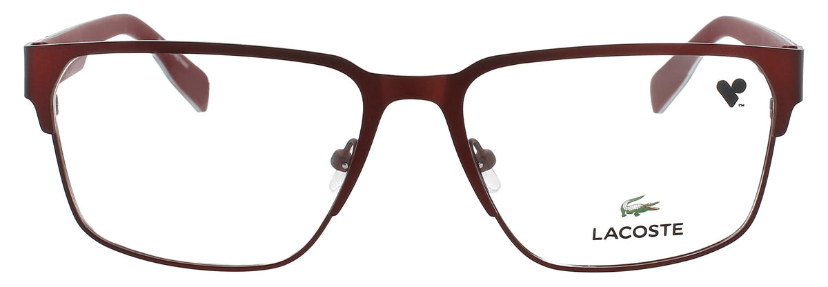 Lacoste L2306-N-601-55 MATTE BURGUNDY  Men's Eyeglasses 55mm Eyeglasses