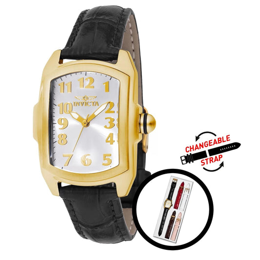 Invicta 49816 watch with silver dial