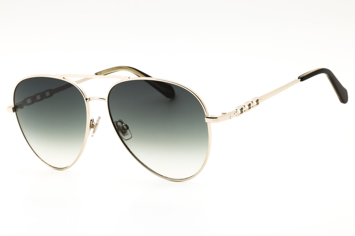 Fossil FOS 2140/G/S-03YG 9K LGH GOLD Aviator Sunglasses 59mm Sunglasses