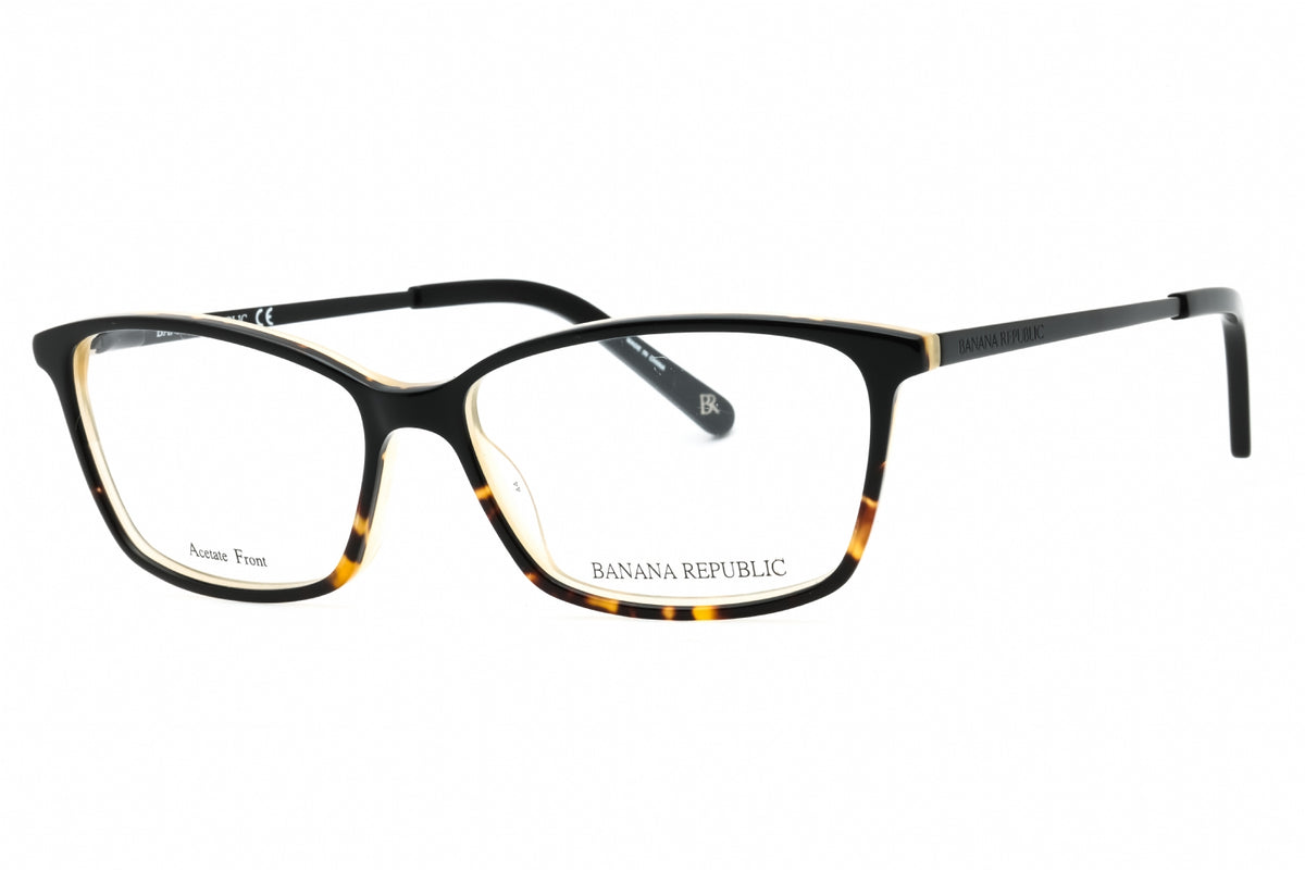 Banana Republic CATE/N-0WR7 00 BLK HAVANA Rectangular Eyeglasses 53mm Eyeglasses