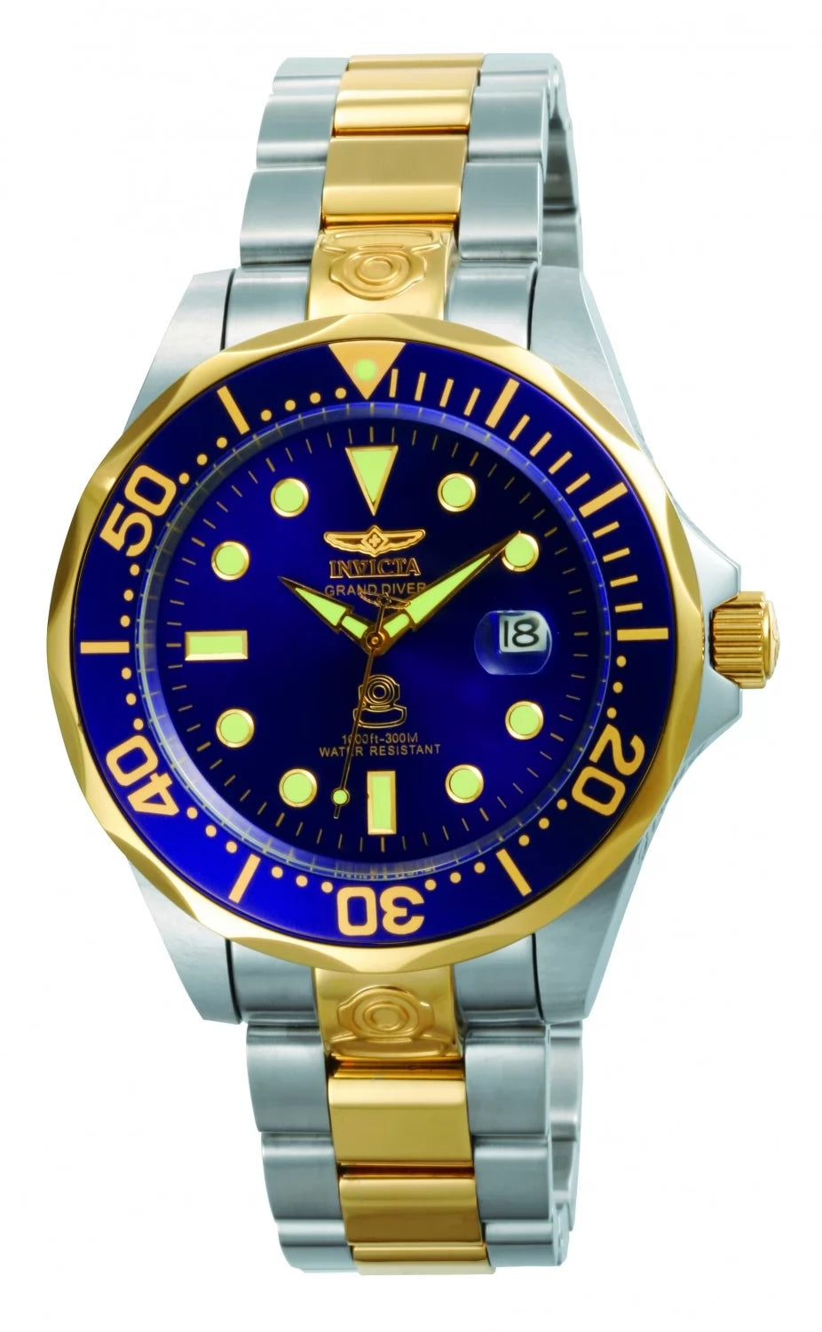 Invicta 3049 Automatic Watch Blue Dial Stainless Steel 47mm Men