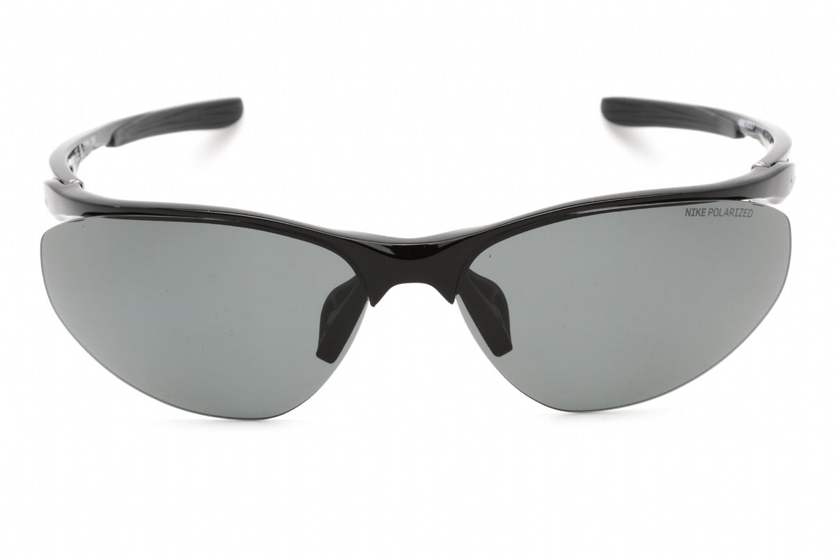 Nike NIKE AERIAL P DZ7355-010 Black Sport Wraparound Sunglasses 69mm Sunglasses