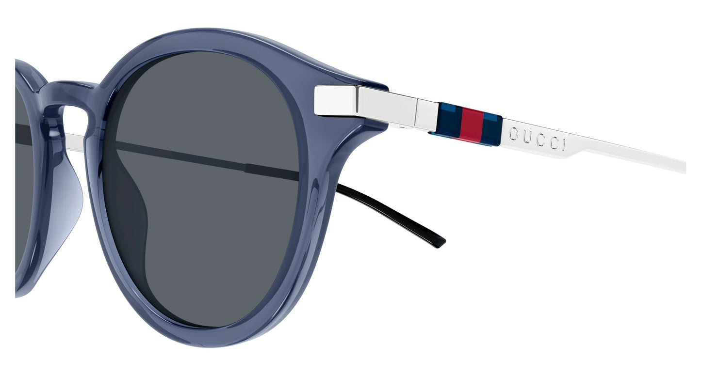 Gucci GG1890S-004 sunglasses in grey frame with grey lenses