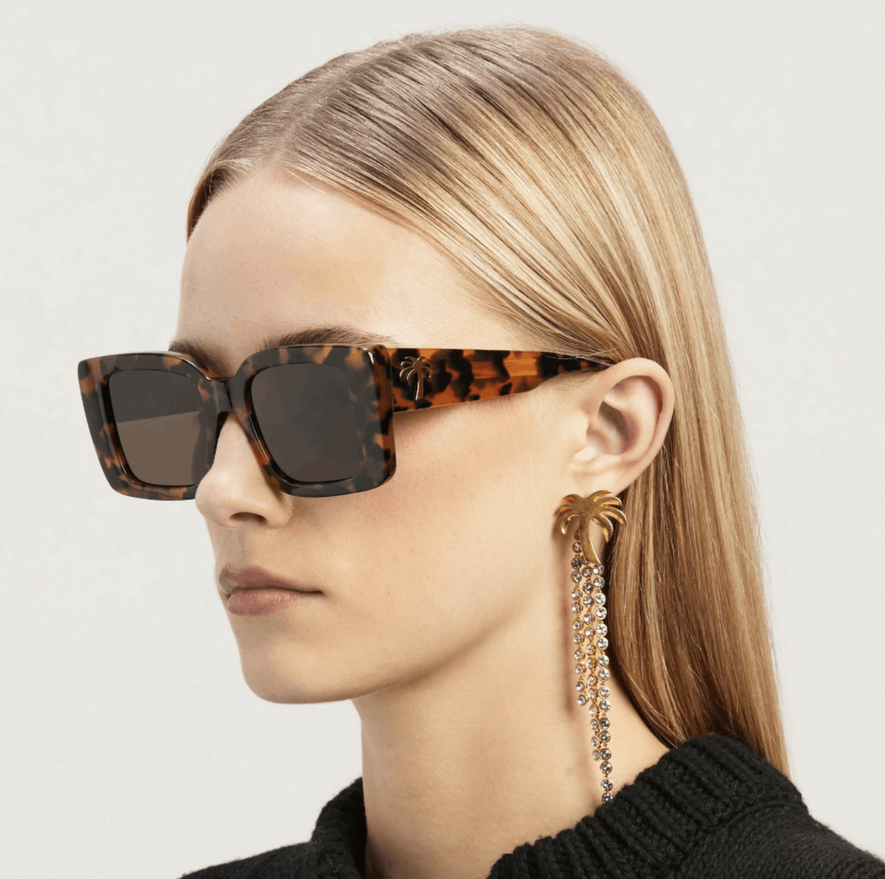 Palm Angels PERI057S24PLA0016064 52mm New Sunglasses