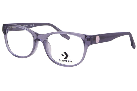 Converse CV5073Y-020 eyeglasses in crystal grey frame with clear lenses