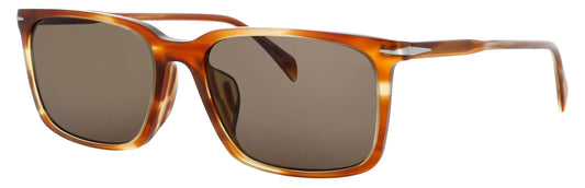 David Beckham DB-1163/F/S-EX4/70 BROWN HORN  Men's Sunglasses 58mm
