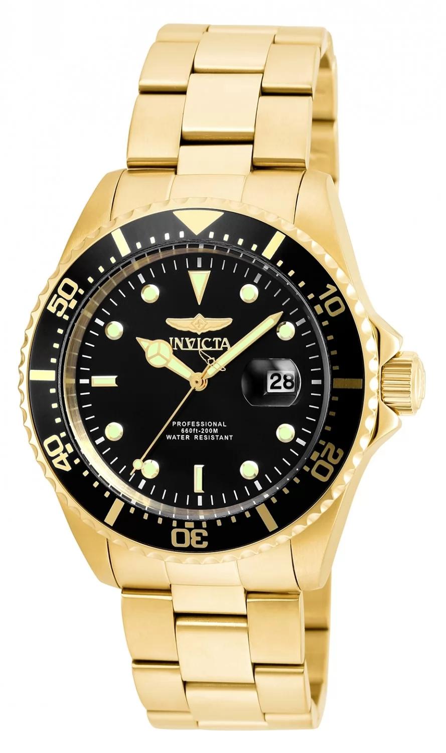 Invicta 22062 22062 Watch - Black Dial Stainless Steel Band