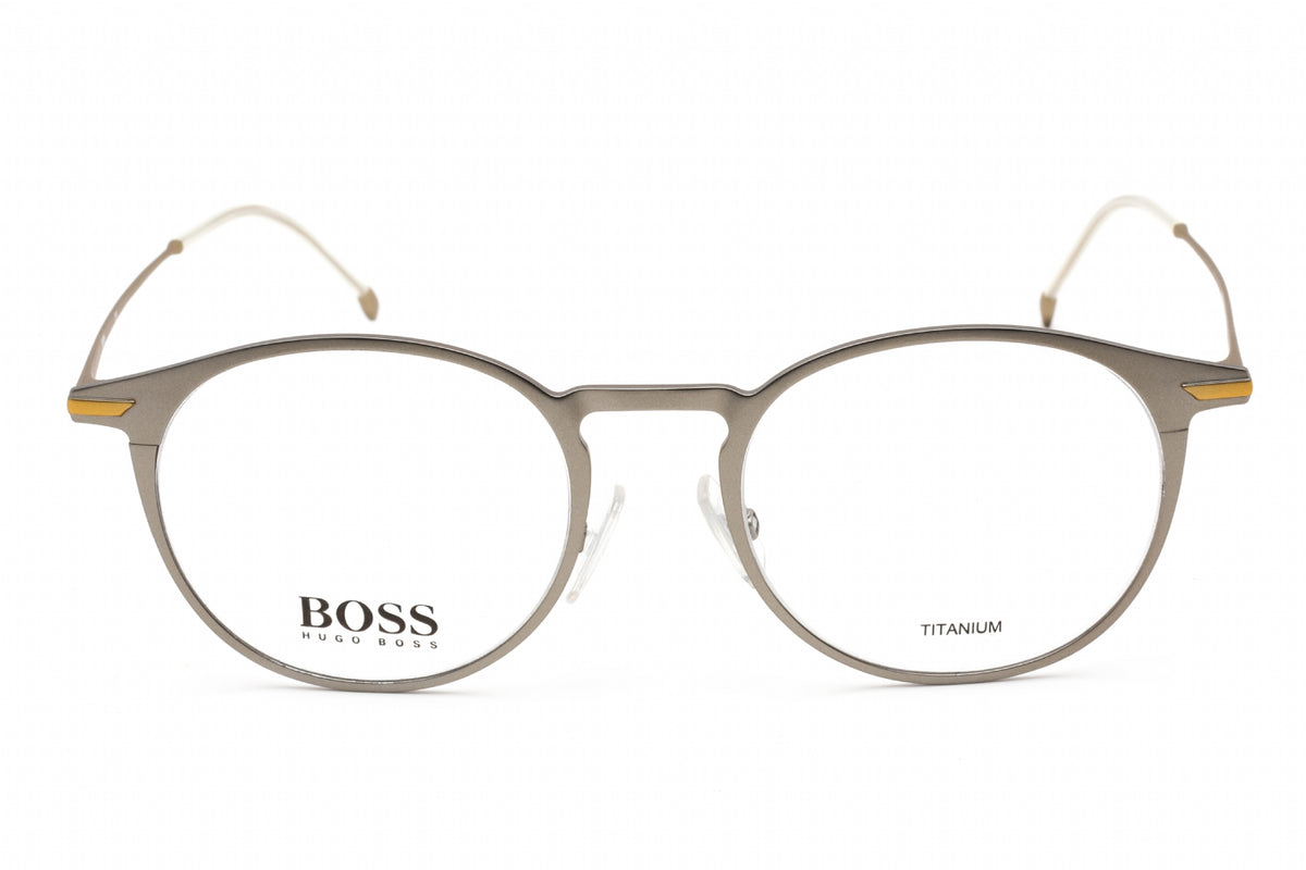 Hugo Boss BOSS 1252-0R81 00 Silver Round Eyeglasses 50mm