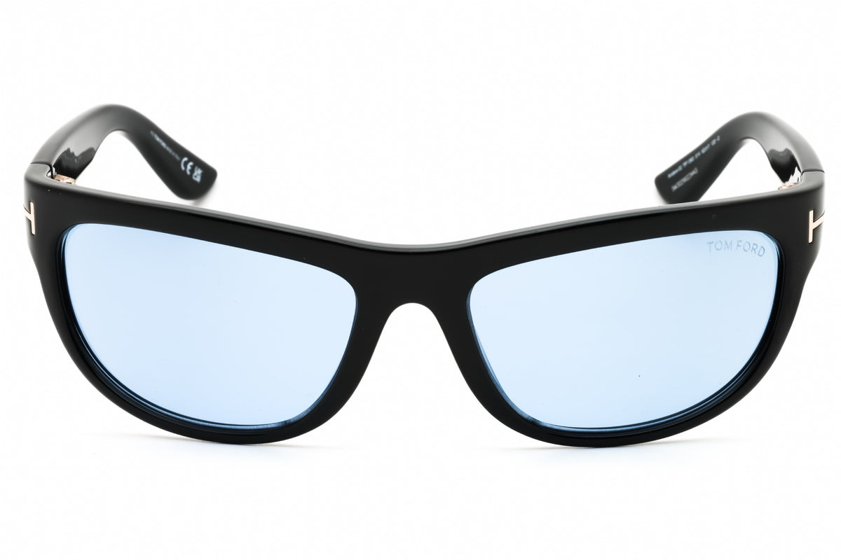 Tom Ford FT1363-01V shiny black Oval Sunglasses 62mm