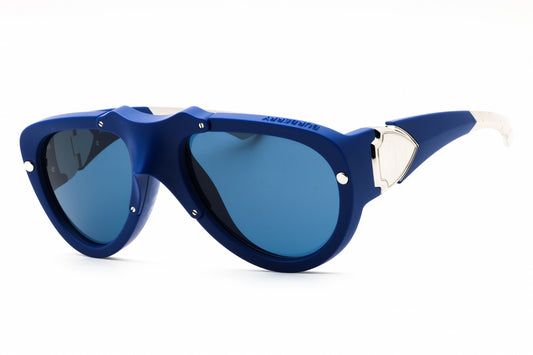 Burberry 0BE4433U-413980 sunglasses in blue rubber frame with dark blue lenses