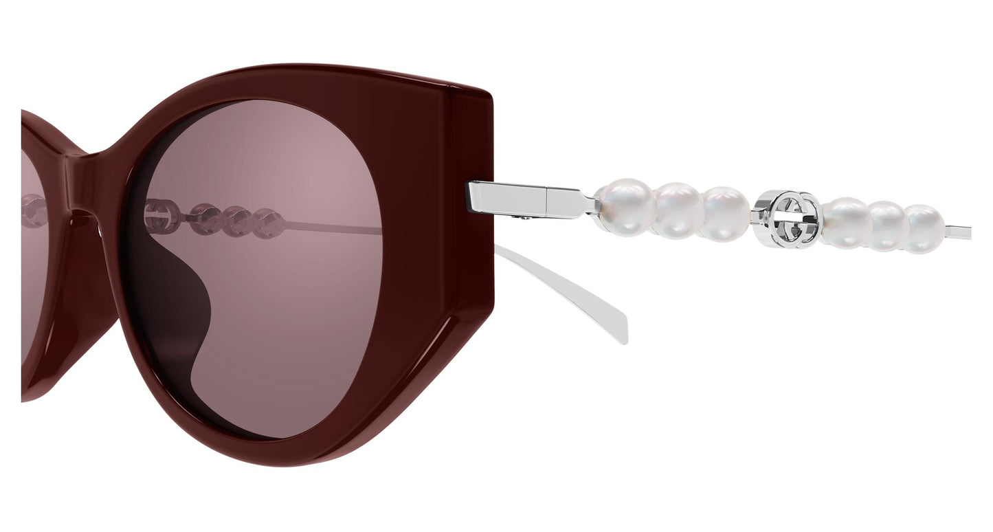 Gucci GG1970SA-004 sunglasses in pink frame with red lenses
