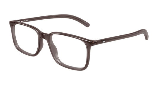 Mont Blanc MB0328o-006 Brown Rectangle Eyeglasses 54mm