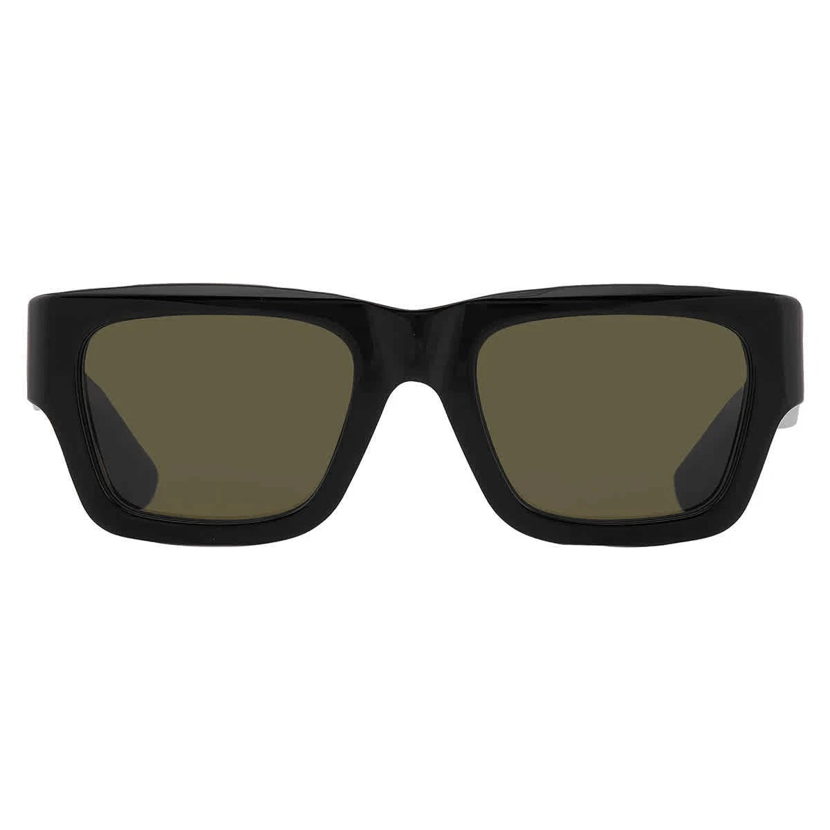 Gucci GG1668S-003 Black Rectangular Sunglasses 52mm Sunglasses