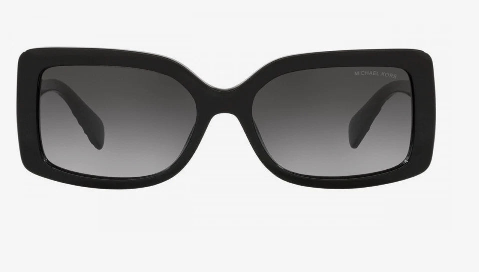 Michael Kors 0MK2165-30058G-56 Black Rectangular SUNGLASSES 56mm Sunglasses