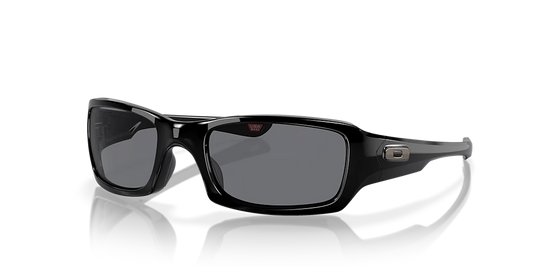 Oakley OO9238-0454 Polished  Black Rectangle Sunglasses 0mm Sunglasses