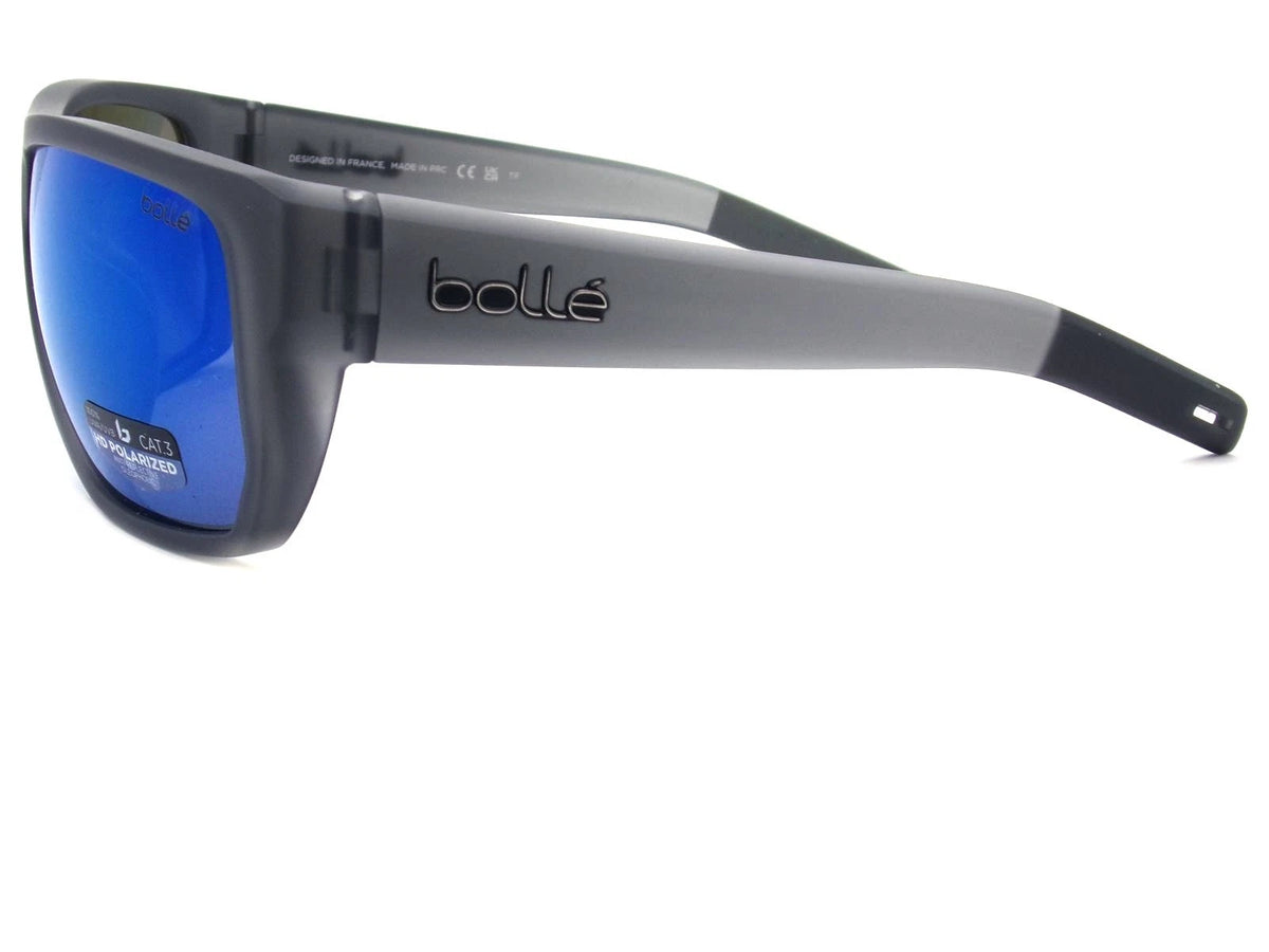 Bolle 12661 Grey Crystal Matte Square Sunglasses 58mm Sunglasses