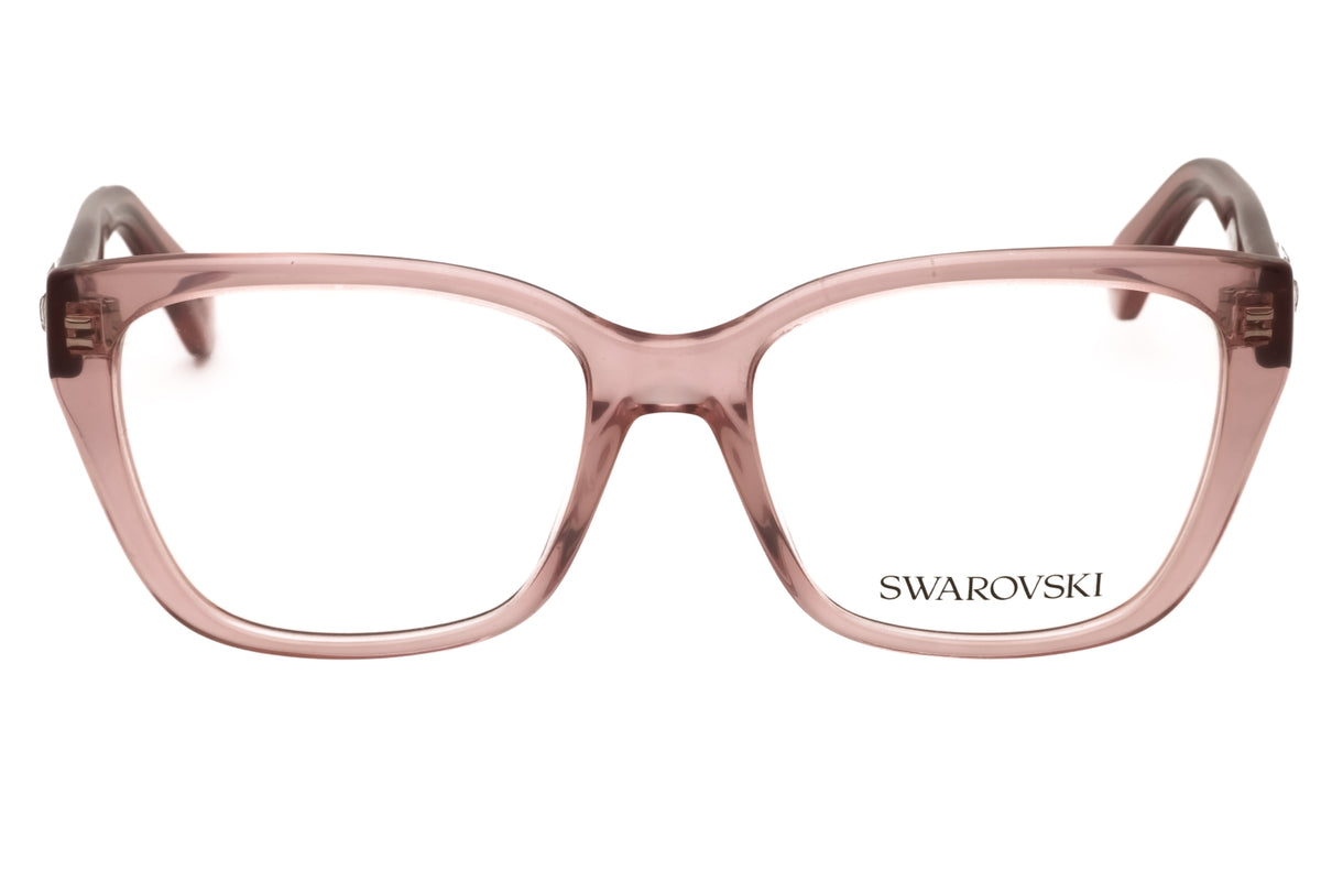 Swarovski 0SK2008-3001 Transparent Pink Cat eye Eyeglasses 53mm Eyeglasses