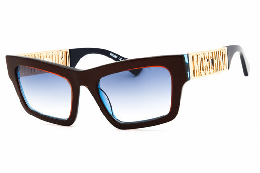 Moschino MOS171/S-0I7B 08 sunglasses in metalz brz frame with dk blue sf lenses