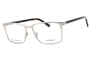 Guess GU50193-009 Matte Gunmetal Rectangular Eyeglasses 56mm