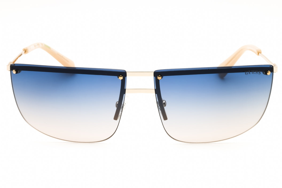 Guess GU8256-33W Gold Oval Sunglasses 66mm Sunglasses
