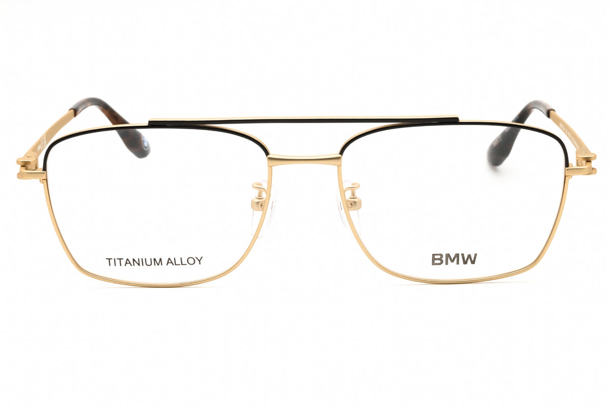 BMW BW5102-H-032 pale gold Rectangular Eyeglasses 56mm