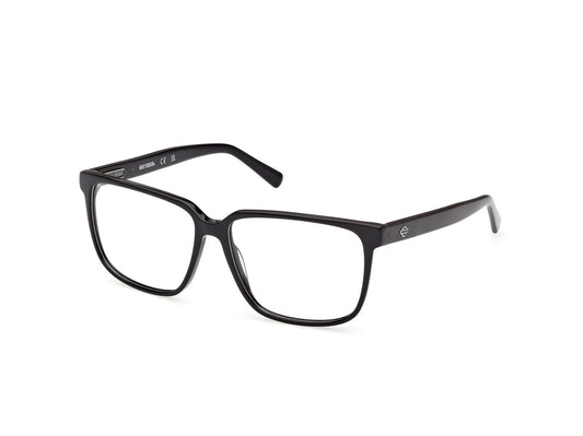 Harley Davidson HD50123-048-61 eyeglasses in brown frame with clear lenses