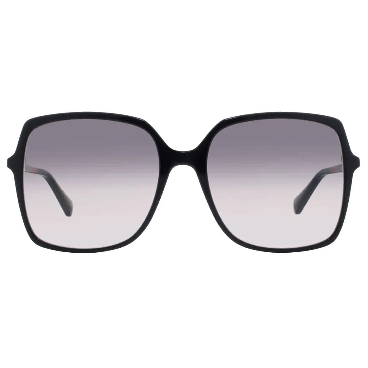 Gucci GG0544S-007 Black Rectangular Sunglasses 57mm Sunglasses