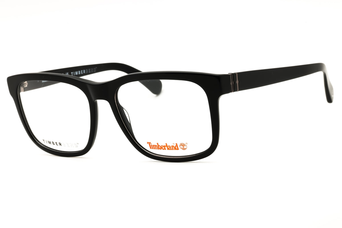 Timberland TB50073-001 shiny black Rectangular Eyeglasses 60mm Eyeglasses