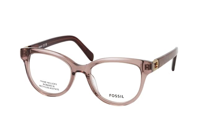 Fossil FOS-7182-2T2-50 Brown Rectangle Eyeglasses 50mm Eyeglasses