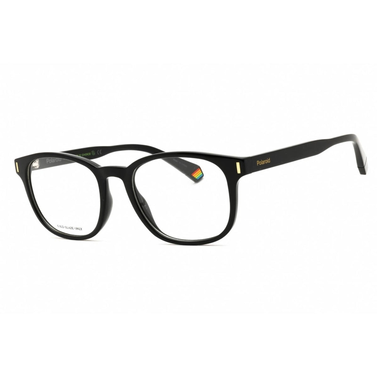 Polaroid PLDD453-807-52 Black Square Eyeglasses 52mm Eyeglasses