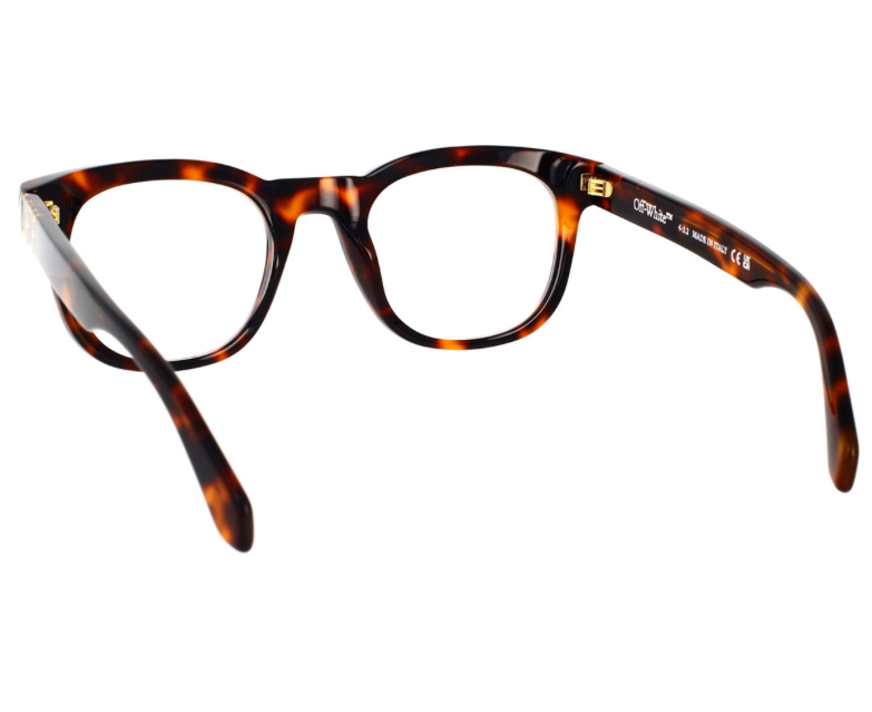 Off White Style-71 OERJ071S24PLA0016000 Havana Round Eyeglasses 50mm