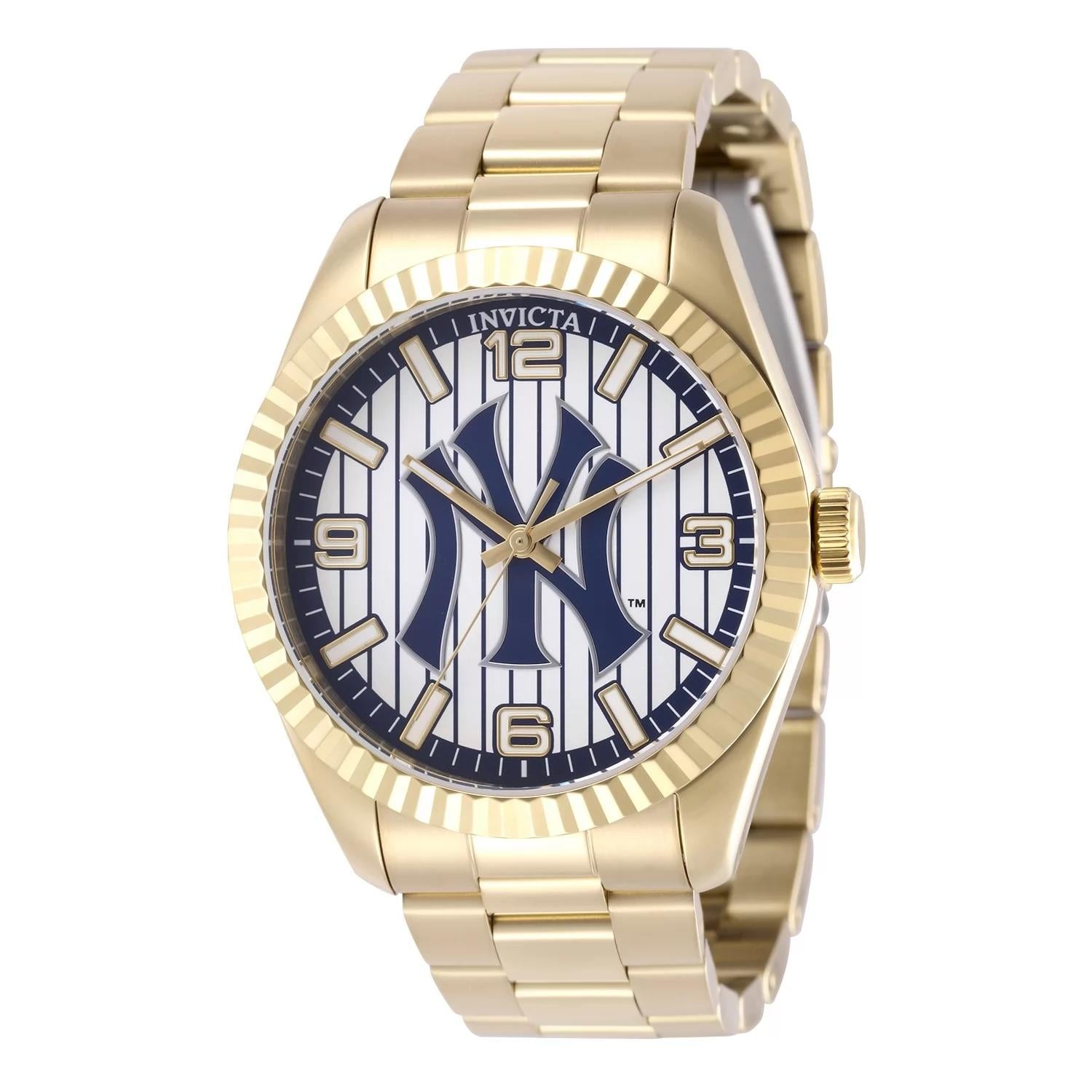 Invicta 49864 watch with silver dial and stainless steel band