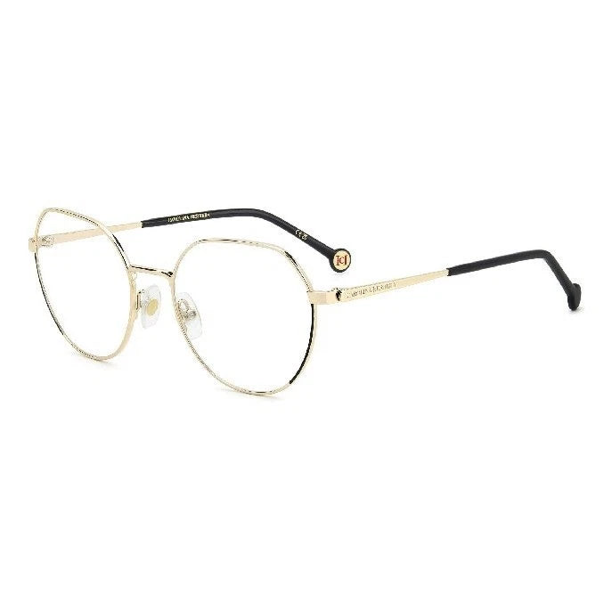 Carolina Herrera HER0296-2M2-54 Black Gold Rectangle Eyeglasses 54mm Eyeglasses