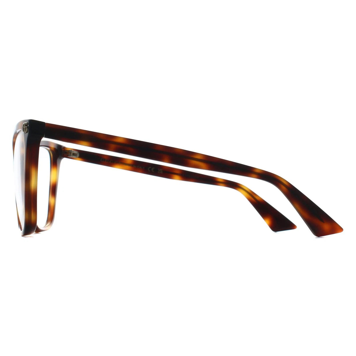 Gucci GG1817O-002 Havana Cat Eye Eyeglasses 55mm Eyeglasses
